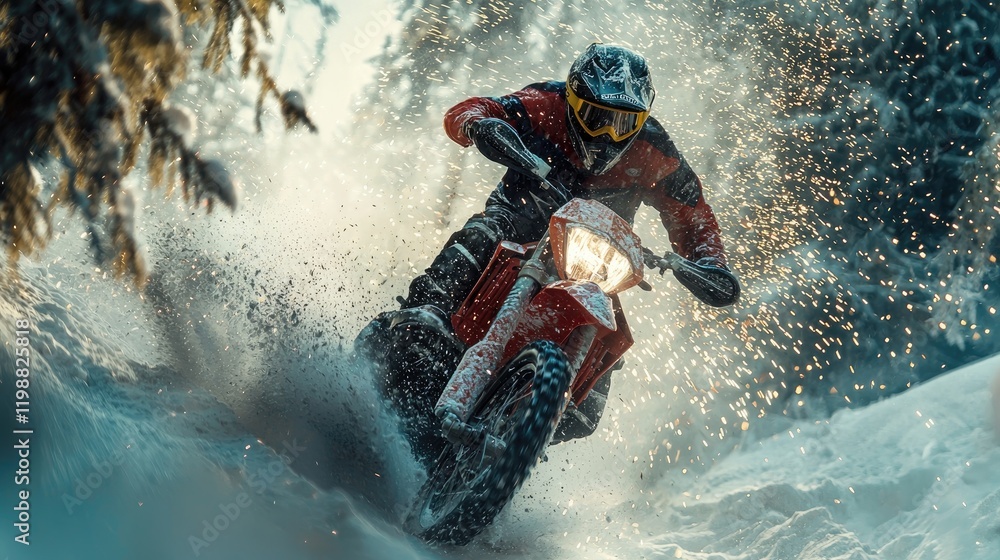 Naklejka premium Industrial machines in motion, with sparks flying from the metal as it's cut.