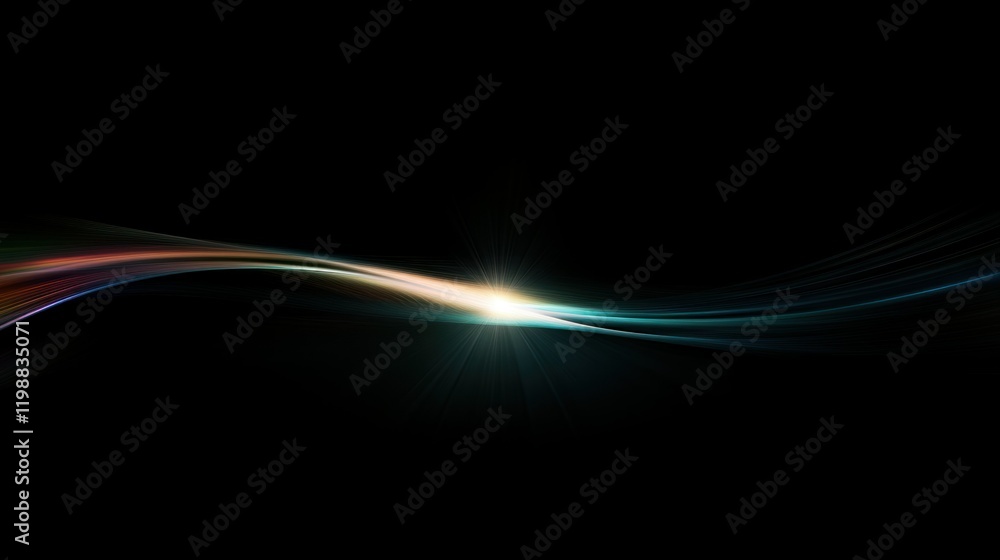 Naklejka premium A deep black background with a subtle spotlight effect in the center, fading into smooth gradients at the edges.