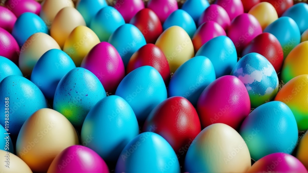 a bunch of colorful Easter eggs a bunch of colorful Easter eggs