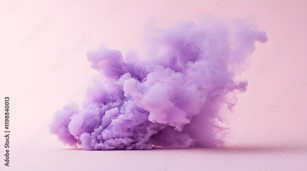 Fototapeta premium Violet smoke