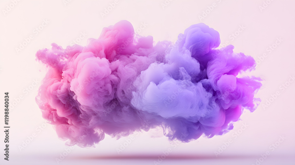Fototapeta premium Violet smoke