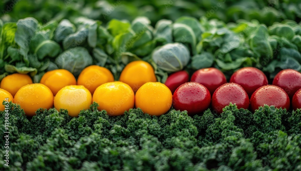 Vibrant Harvest: A Colorful Display of Fresh Produce Vibrant Harvest: A Colorful Display of Fresh Produce