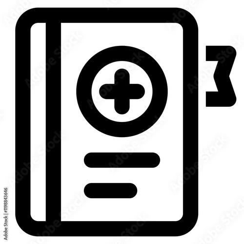 medical handbook icon