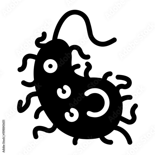 salmonella typhi Solid icon