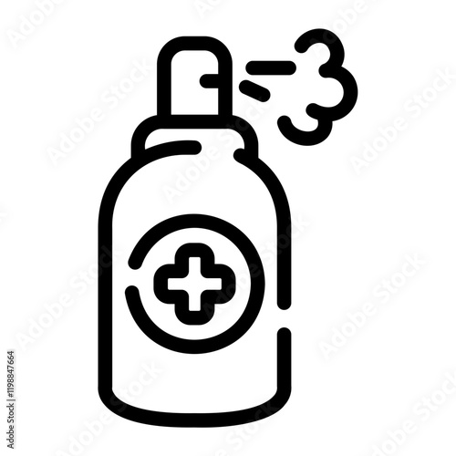 antibacterial Line Icon