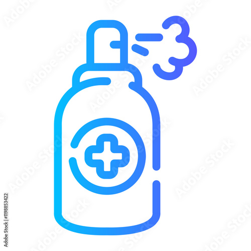 antibacterial Line Gradient Icon