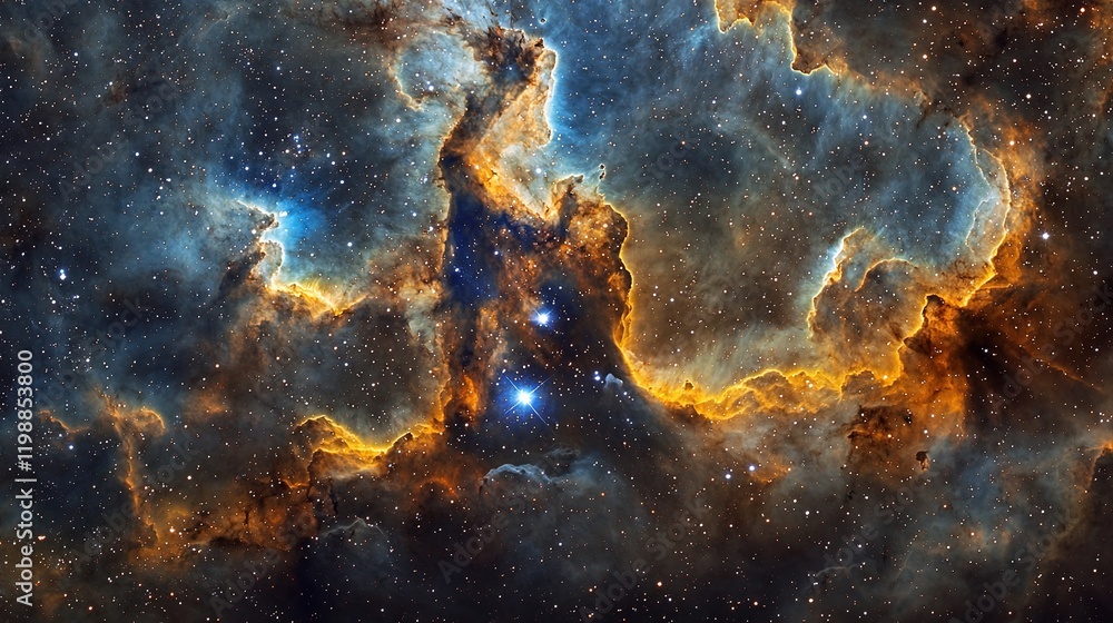 Fototapeta premium Cosmic Nebula: Starbirth & Dust
