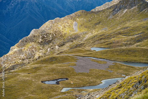 Принти на полотні wild camping viewed from the St