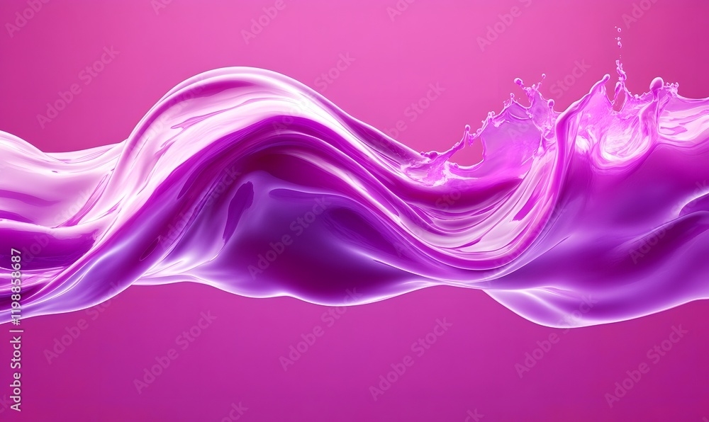 Abstract pink liquid wave splash. (1) Abstract pink liquid wave splash. (1)
