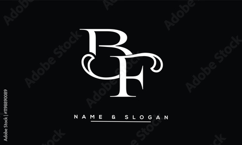 FB, BF Abstract Letters Logo Monogram photo