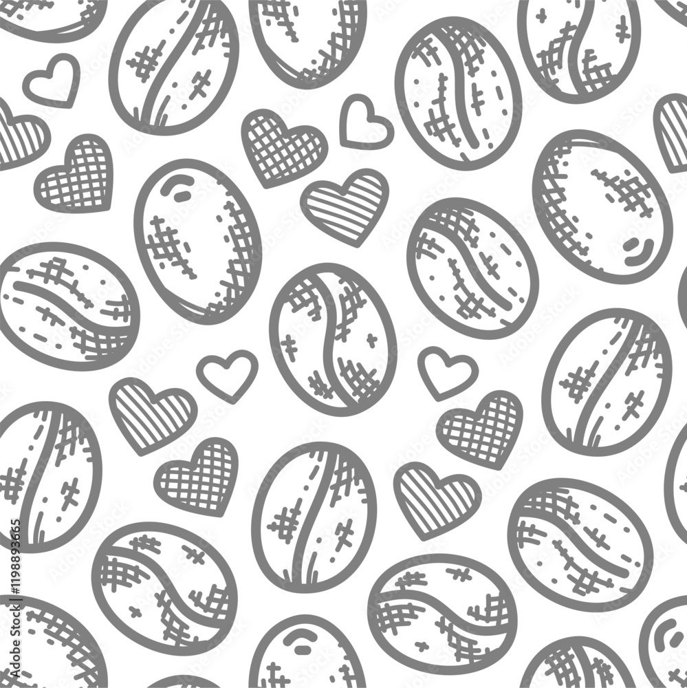 Coffee beans pattern background. cafe pattern background. coffee beans background. Coffee beans wallpaper. Coffee Beans Illustration for packaging. Coffee beans pattern background. cafe pattern background. coffee beans background. Coffee beans wallpaper. Coffee Beans Illustration for packaging.