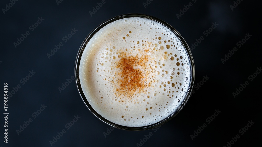 High angle of delicious whiskey sour cocktail with foam served in glass placed against black background High angle of delicious whiskey sour cocktail with foam served in glass placed against black background