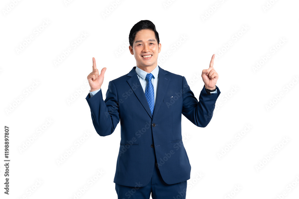 Portrait of Asian male businessman posing on png background Portrait of Asian male businessman posing on png background