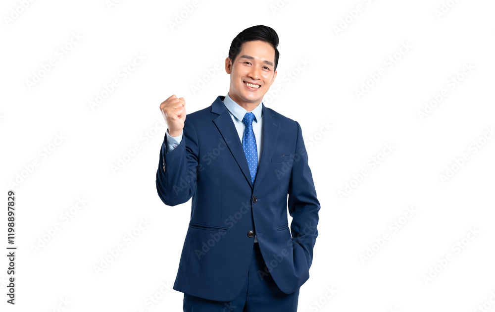 Portrait of Asian male businessman posing on png background Portrait of Asian male businessman posing on png background