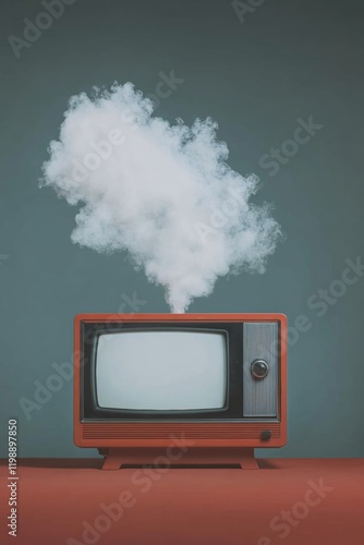 Wallpaper Mural The Transition from Vintage TV to Digital Era Visualizing Medias Evolution Through Glitch Effects and Streaming Thumbnails Torontodigital.ca