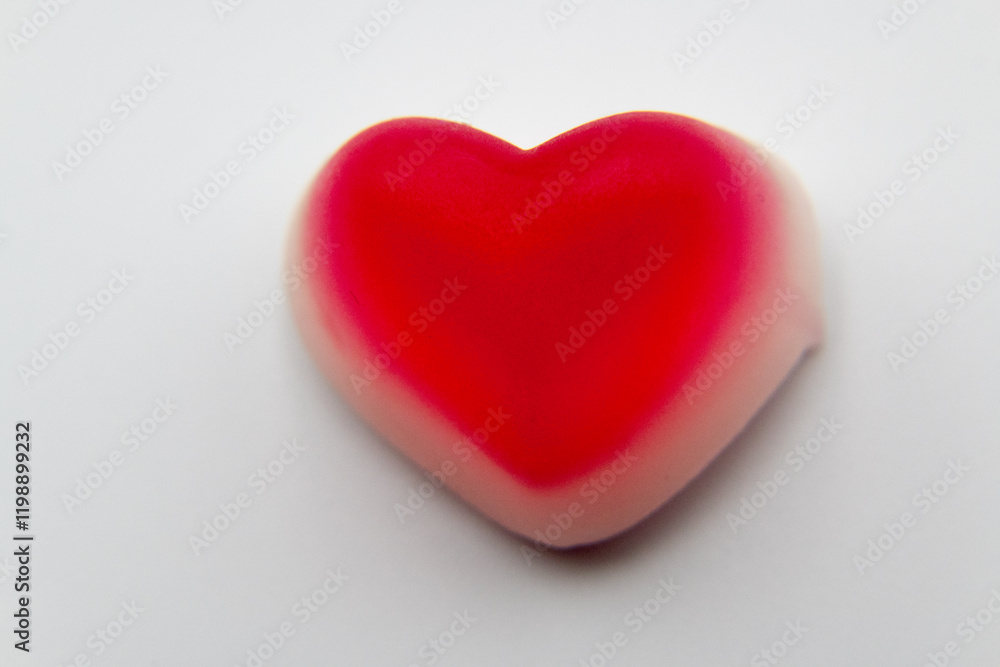 Heart sign of love and feelings, jelly candies.
Heart sign of love and feelings, jelly candies.