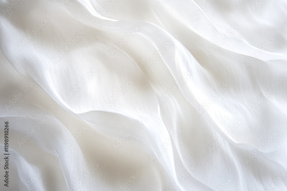 Fototapeta premium A close-up shot of white fabric with intricate details