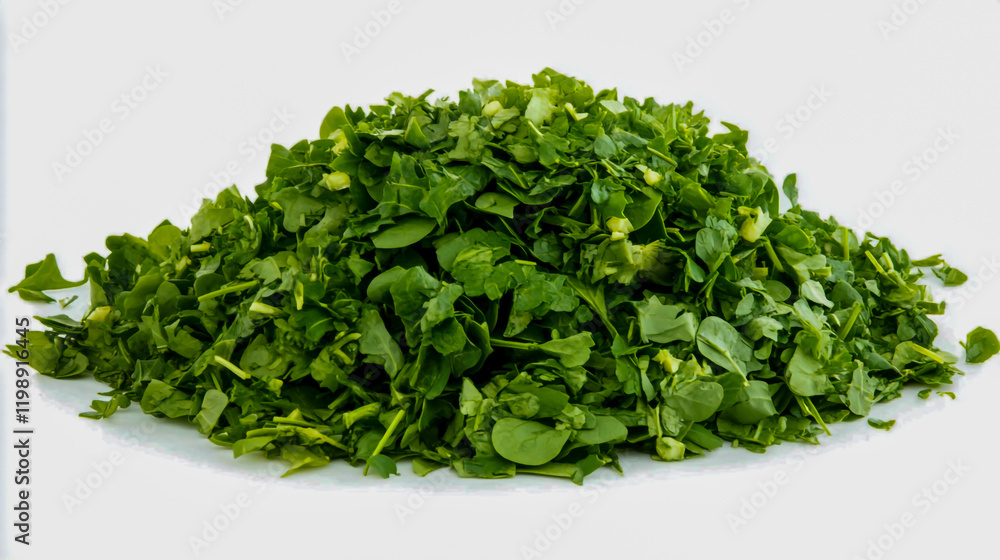 A pile of fresh green vegetables A pile of fresh green vegetables