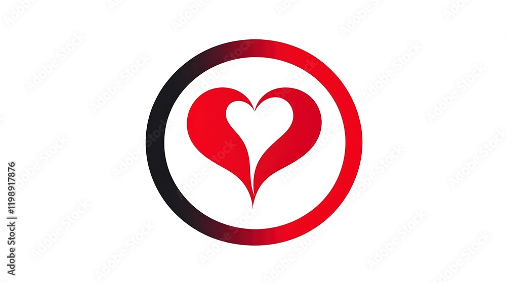 A professionally designed circular logo featuring a prominent heart motif, representing the values of love and support associated with a charity organization. The background is simple yet striking, A professionally designed circular logo featuring a prominent heart motif, representing the values of love and support associated with a charity organization. The background is simple yet striking,