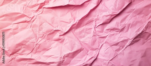 Wallpaper Mural Textured pink crumpled paper background with deep creases and folds ideal for graphic design use Copy Space Torontodigital.ca