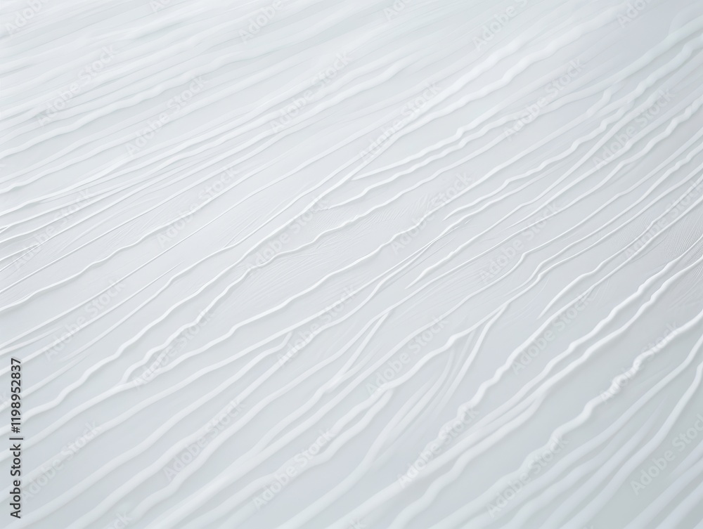 Obraz premium White background with delicate lines resembling clean snow or embossed paper, creating a fresh and natural atmosphere.