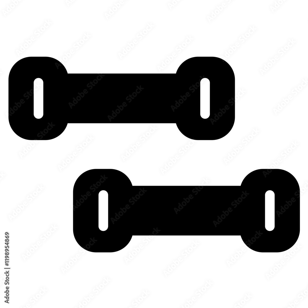 Dumbbell Fitness Sport Glyph Icon Dumbbell Fitness Sport Glyph Icon