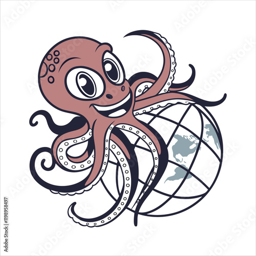 illustration of a octopus