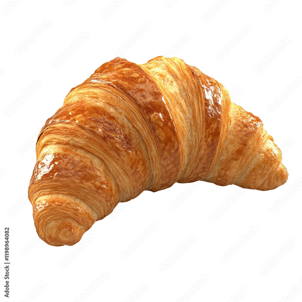 Freshly baked croissant with golden layers, perfect for breakfast or a delightful snack. Freshly baked croissant with golden layers, perfect for breakfast or a delightful snack.