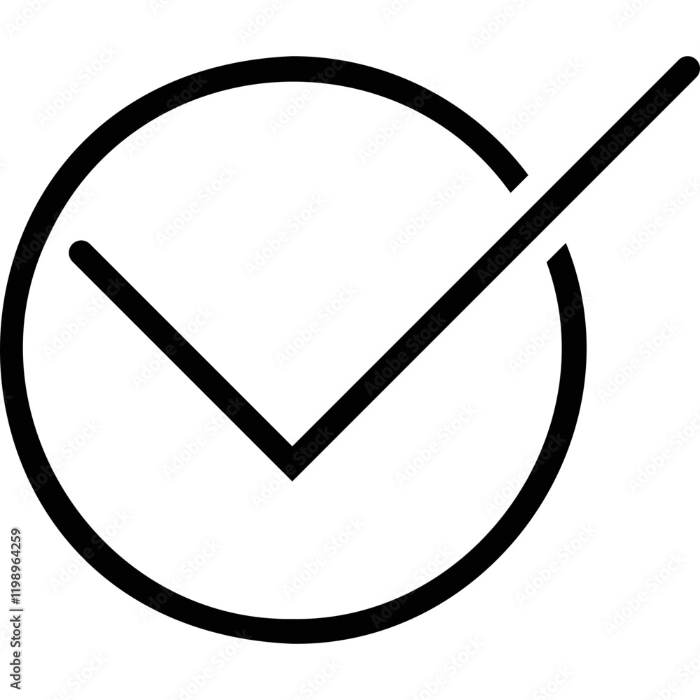Simple vector icon check mark Simple vector icon check mark