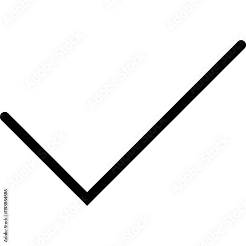 Simple vector icon check mark