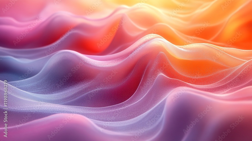 Colorful abstract waves background with flowing light effect Colorful abstract waves background with flowing light effect