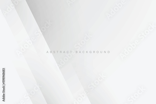 simple geometric white light background abstract design. premium vector eps10