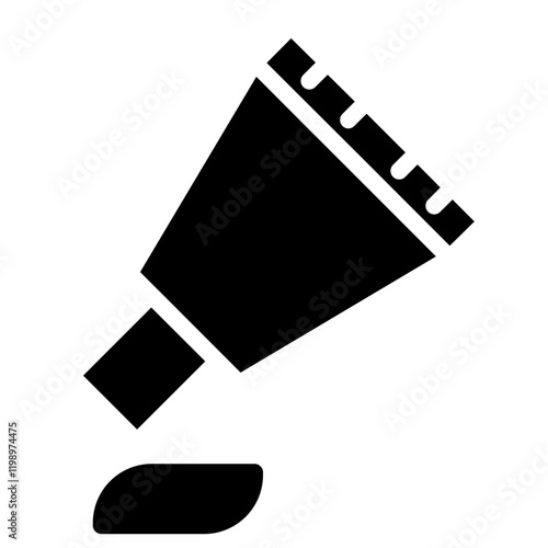 Medicine Oral Paste Glyph Icon