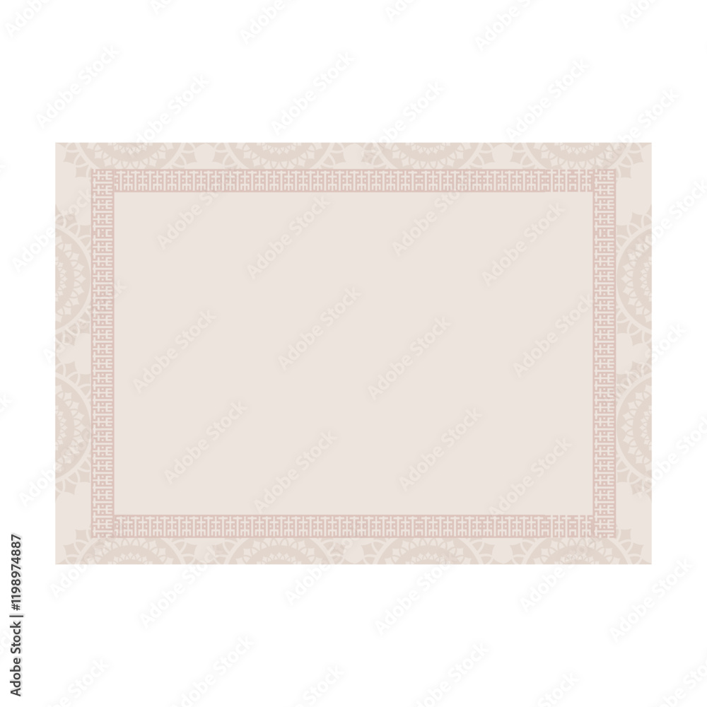 Simple certificate and border template Simple certificate and border template
