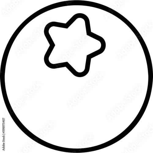 Simple vector icon tomato