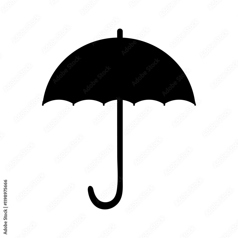 umbrella vector icon on white background umbrella vector icon on white background