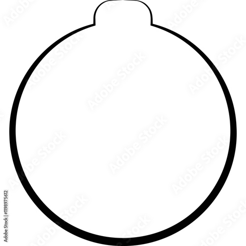 Simple vector icon precious ring
