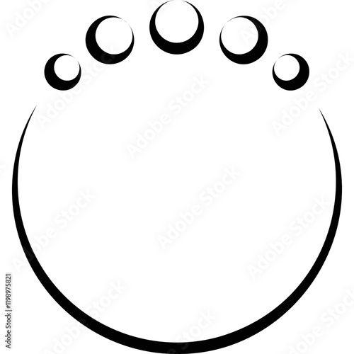 Simple vector icon precious ring