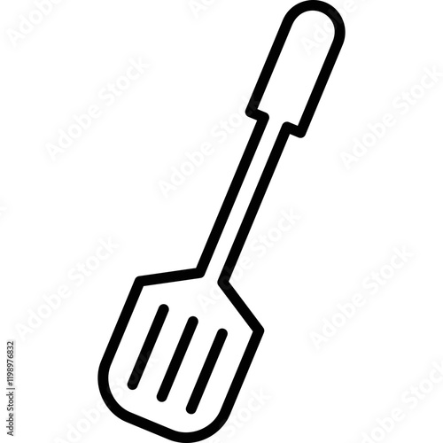 Simple vector icon kitchen spatula