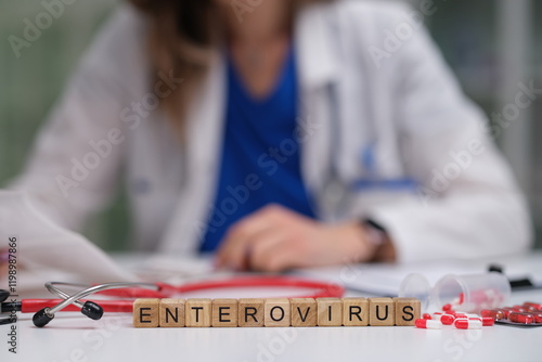 This lab specializes in studying enteroviruses with advanced techniques and visuals for better understanding