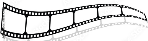 Film frame photo strip high-resolution blank filter. 3d flim roll. 