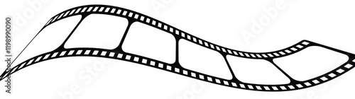 Film frame photo strip high-resolution blank filter. 3d flim roll. 