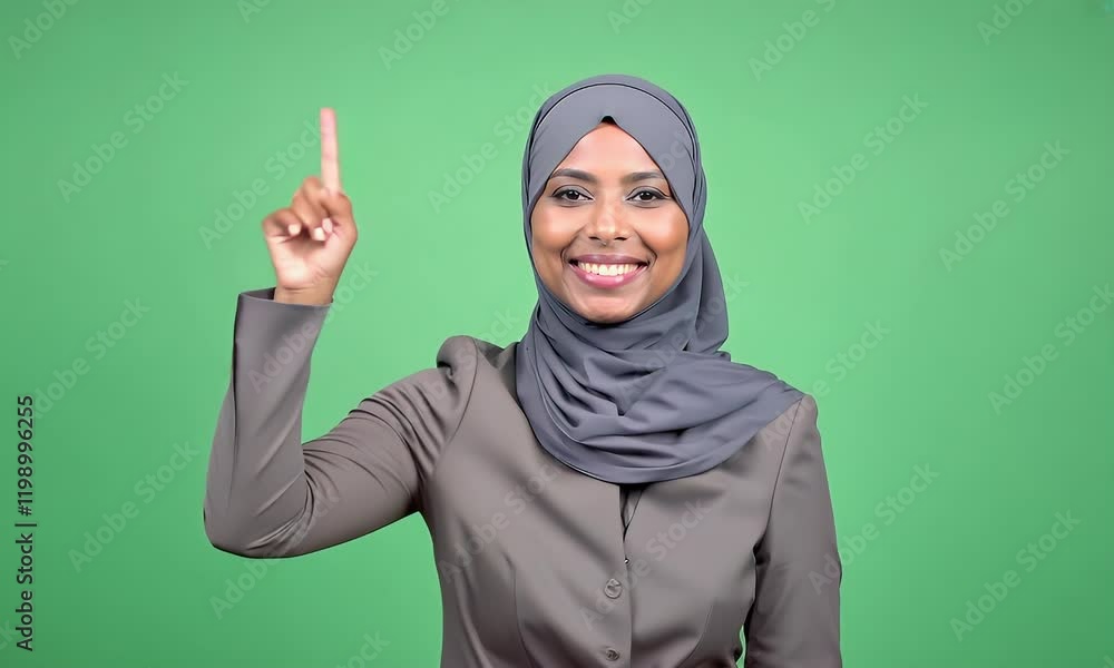 Portrait of a Smiling Muslim Businesswoman Portrait of a Smiling Muslim Businesswoman