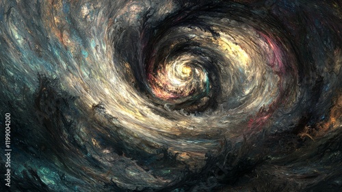 Wallpaper Mural Abstract Swirling Vortex of Color and Light Cosmic Nebula Fantasy Art Background Torontodigital.ca