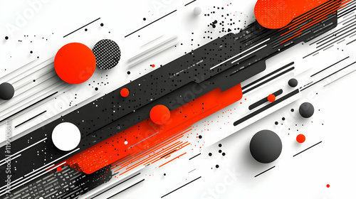 Abstract Red Black Speed Background Design photo