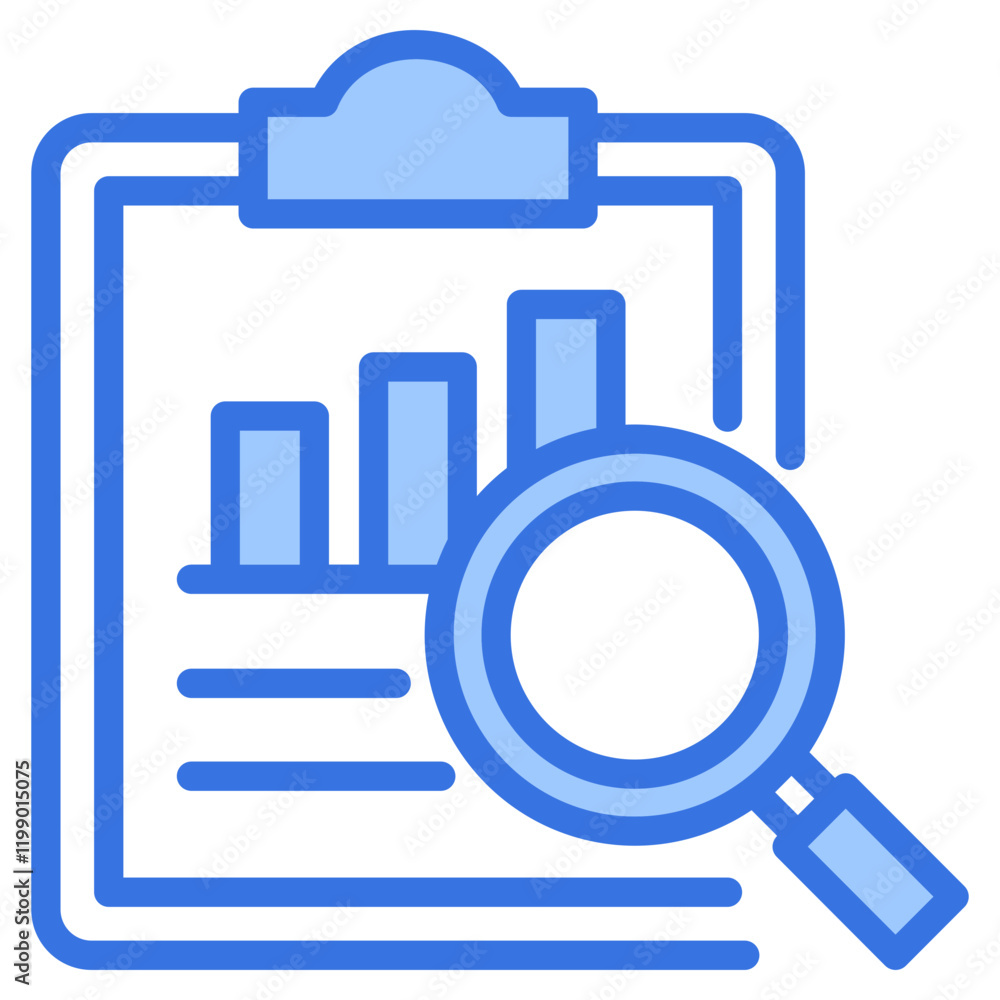 Analyzing Icon Analyzing Icon