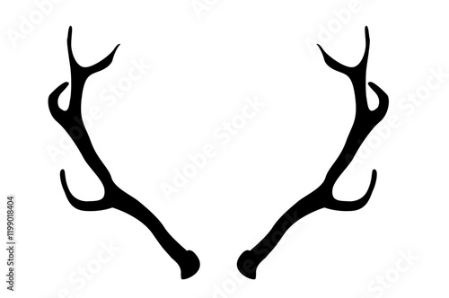 Geweih, Hirsch, Reh, Outdoor - Vektor