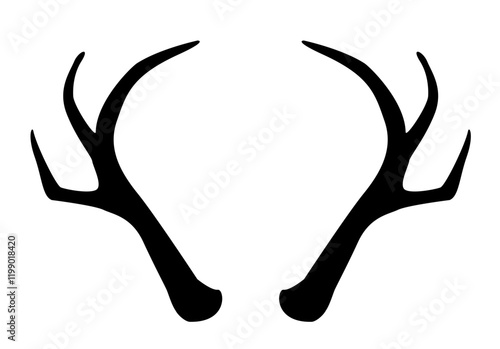 Geweih, Hirsch, Reh, Outdoor - Vektor