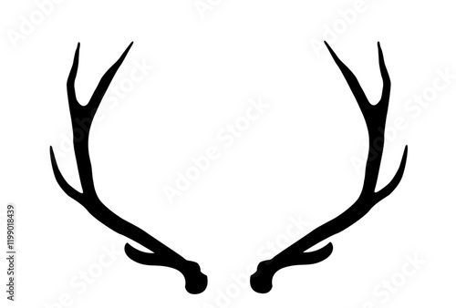 Geweih, Hirsch, Reh, Outdoor - Vektor