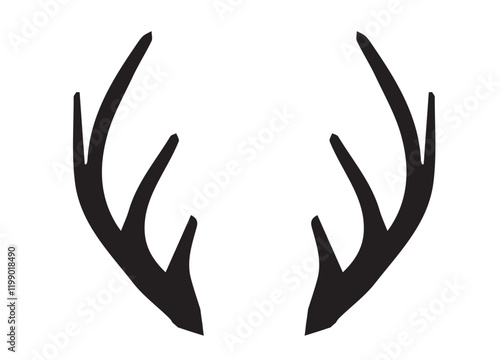 Geweih, Hirsch, Reh, Outdoor - Vektor